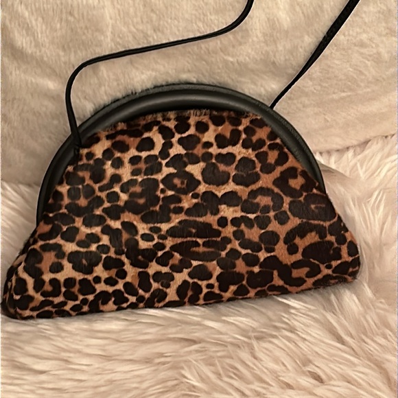 Banana Republic Hair Calf Leather Convertible Mini Bag - NWT - Picture 7 of 15